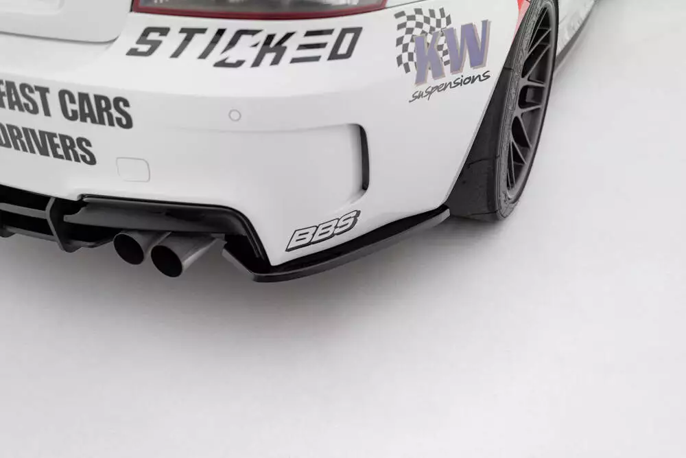 Rear Side Splitters Bmw 1 M Coupe E82