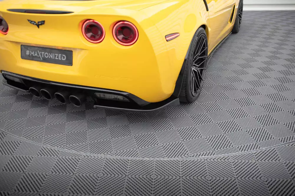 Rear Side Splitters Chevrolet Corvette Widebody C6 - Image 2