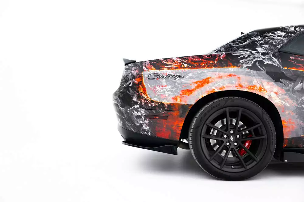 Rear Side Splitters Dodge Challenger Gt Mk3 Facelift - Image 4