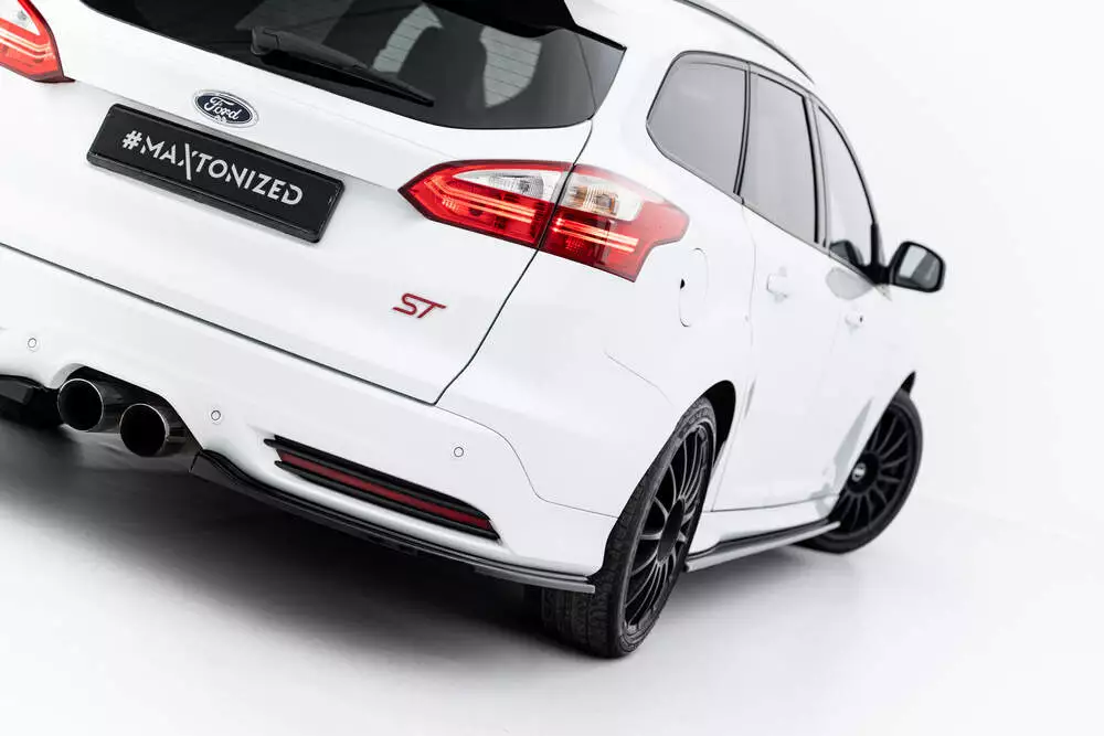 Rear Side Splitters Ford Focus St Estate Mk3 / Mk3 Facelift