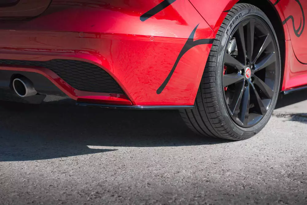 Rear Side Splitters Jaguar Xe R-dynamic X760 Facelift