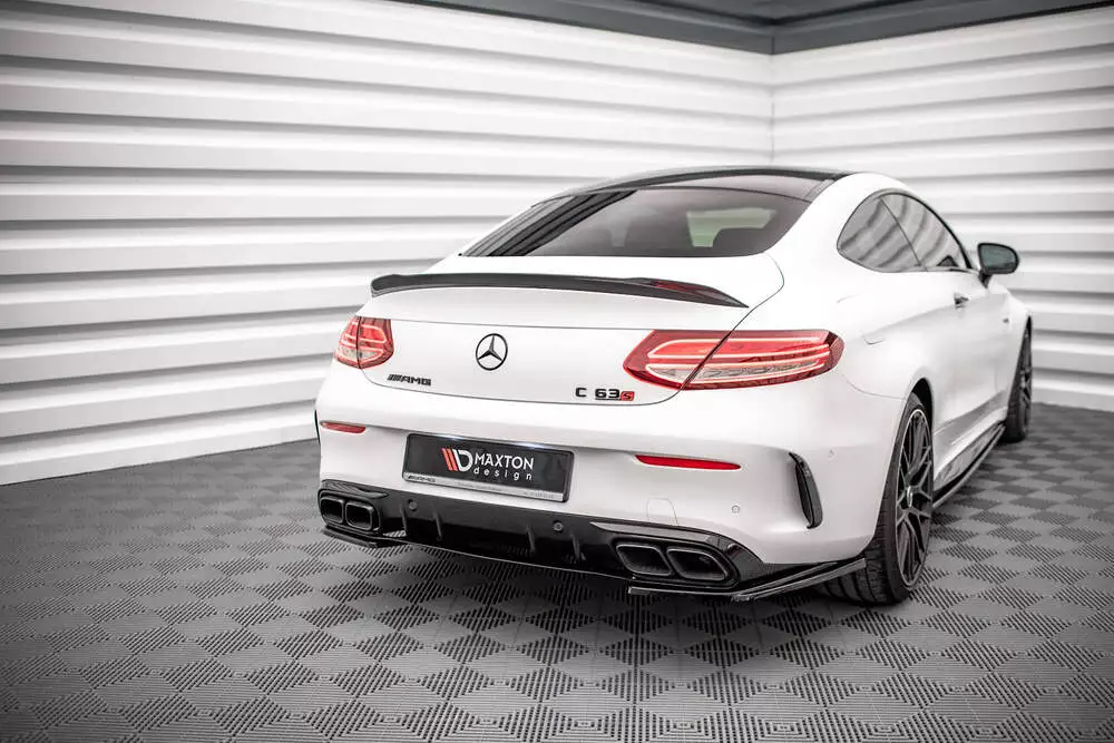 Rear Side Splitters Mercedes-amg C 63amg Coupe Amg Aero Pack C205 Facelift - Image 2