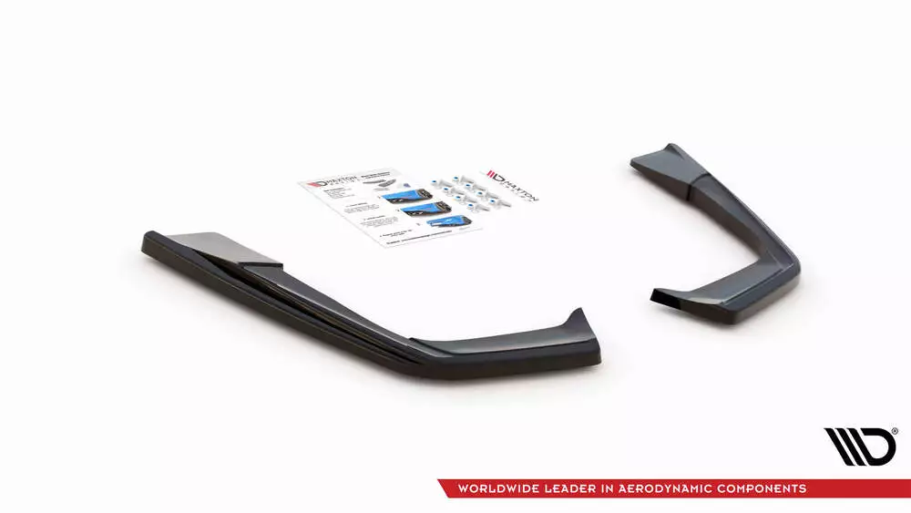 Rear Side Splitters Mercedes-amg C 63amg Coupe Amg Aero Pack C205 Facelift - Image 3