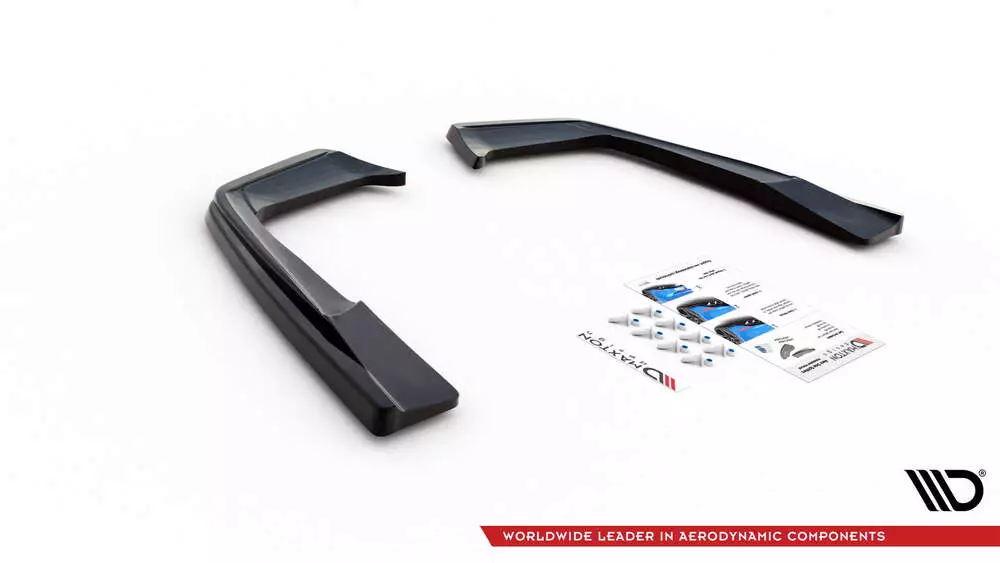 Rear Side Splitters Mercedes-amg C 63amg Coupe Amg Aero Pack C205 Facelift - Image 4