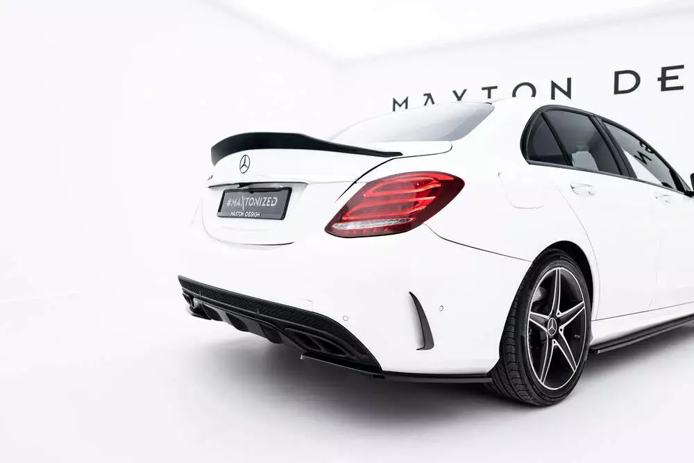 Rear Side Splitters Mercedes-benz C Amg-line / C43 Amg Sedan W205 - Image 2