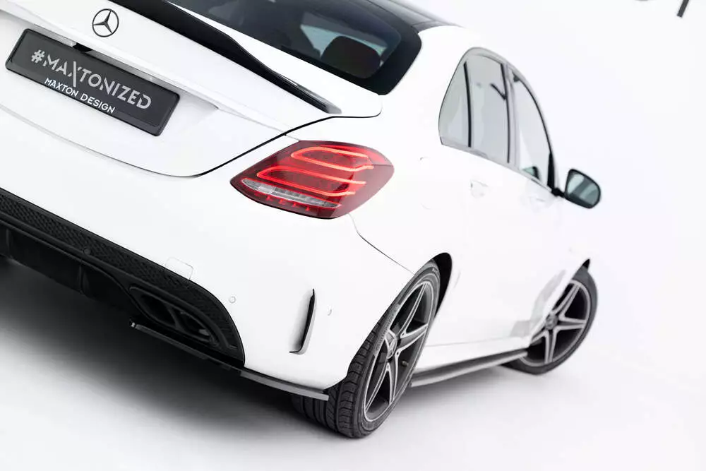 Rear Side Splitters Mercedes-benz C Amg-line / C43 Amg Sedan W205 - Image 3