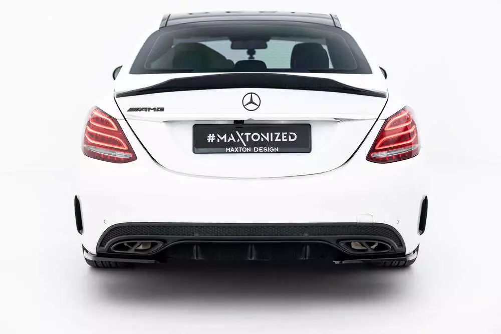 Rear Side Splitters Mercedes-benz C Amg-line / C43 Amg Sedan W205 - Image 4