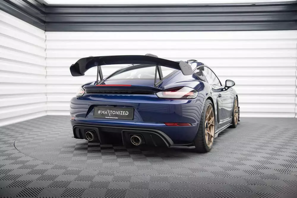 Rear Side Splitters Porsche 718 Cayman Gt4 Rs 982c