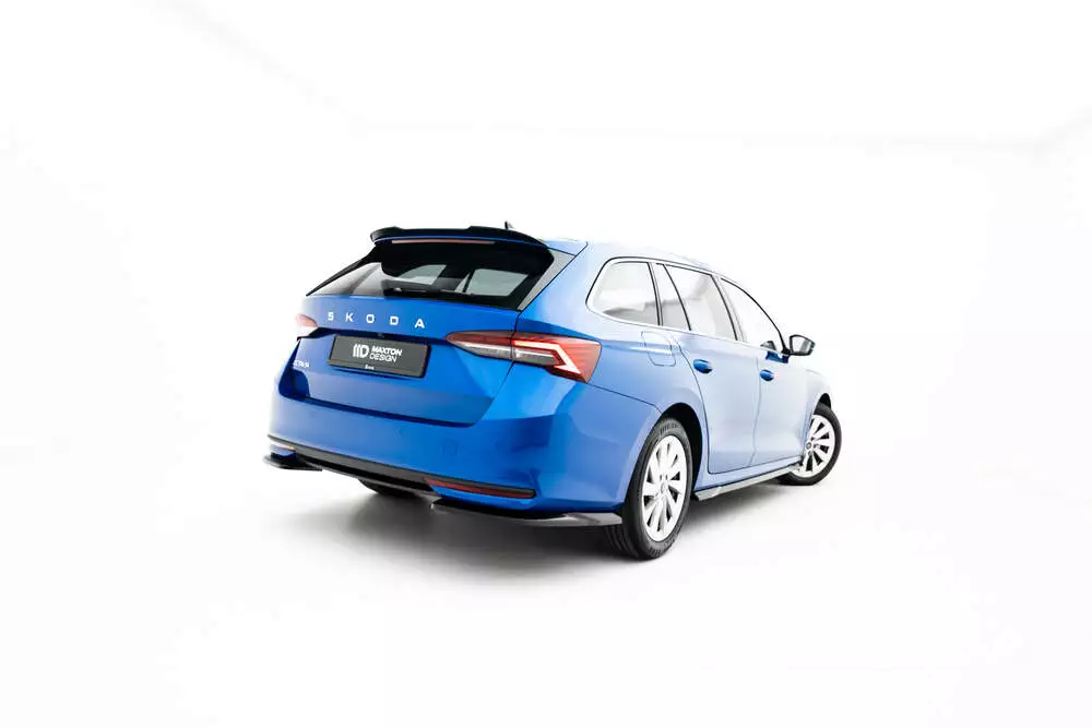 Rear Side Splitters Skoda Octavia Liftback / Combi Mk4 Facelift - Image 2