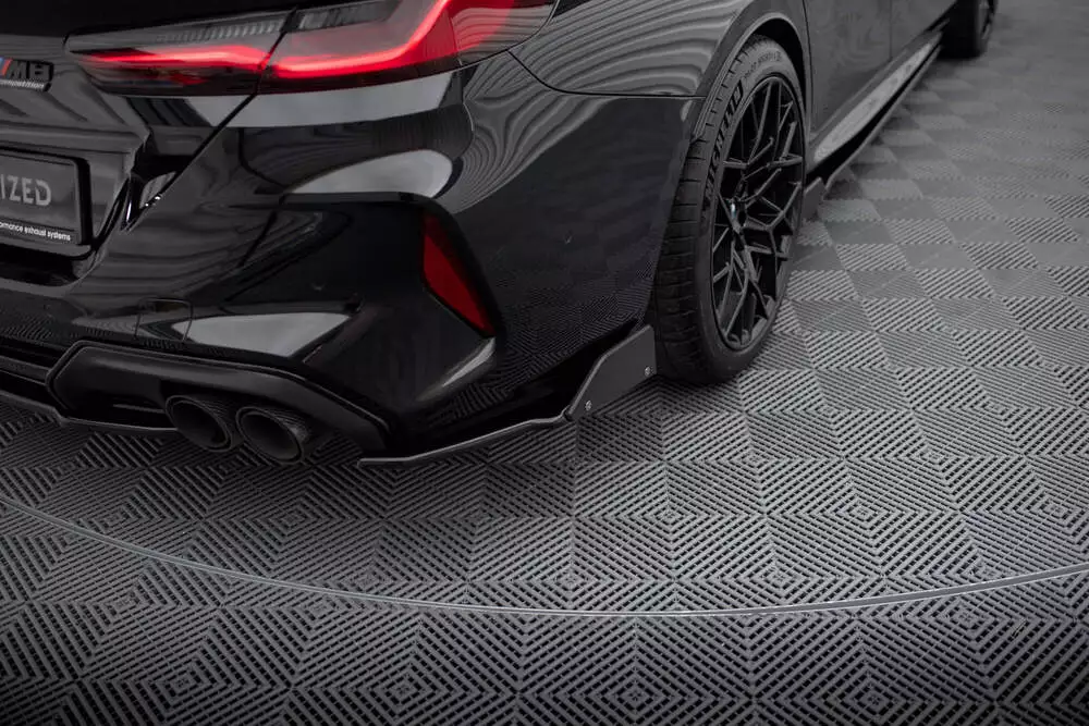 Rear Side Splitters V.1 + Flaps Bmw M8 Gran Coupe F93