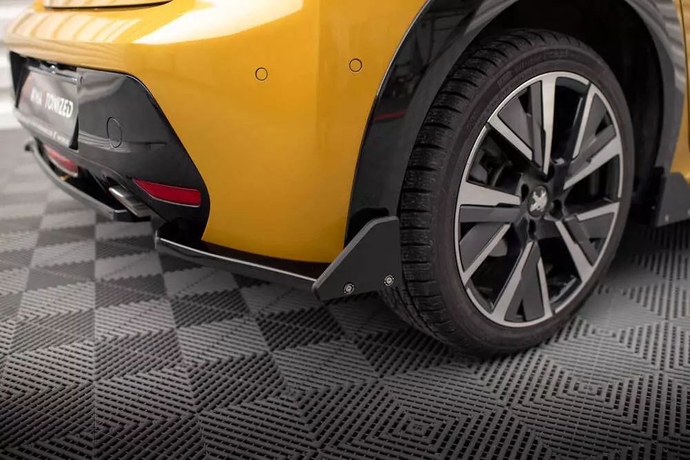Rear Side Splitters V.1 + Flaps Peugeot 208 Gt Mk2