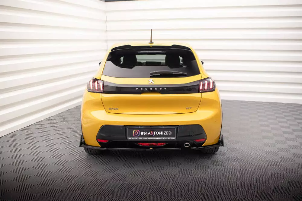 Rear Side Splitters V.1 + Flaps Peugeot 208 Gt Mk2 - Image 2