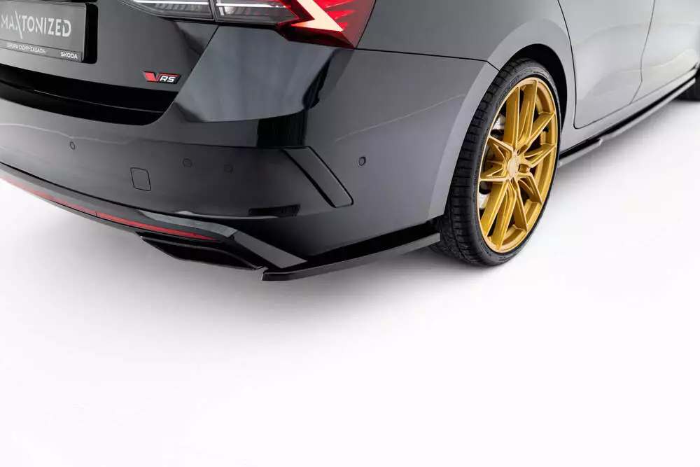 Rear Side Splitters V.1 Skoda Octavia Rs Liftback / Combi Mk4 Facelift