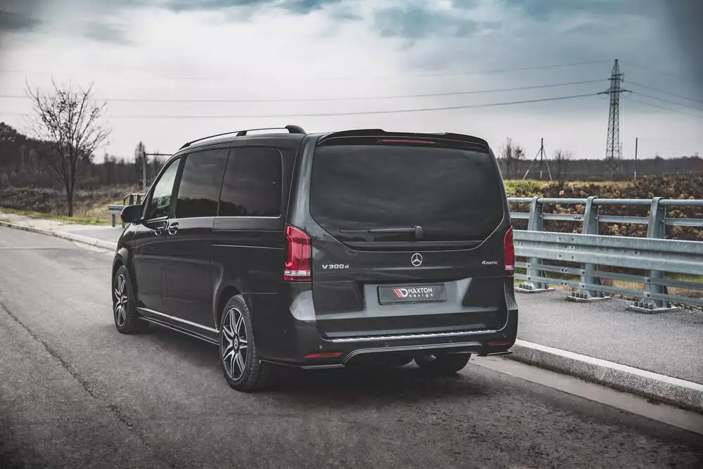 Rear Side Splitters V.2 Mercedes-benz V-class Amg-line W447 Facelift - Image 2