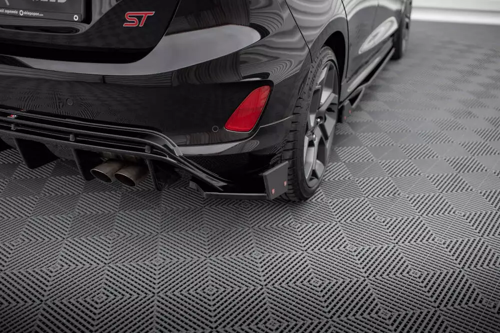 Rear Side Splitters V.4 + Flaps Ford Fiesta St Mk8