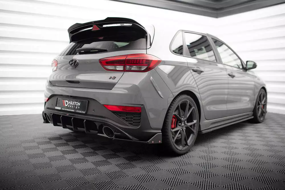 Rear Side Splitters V.4 + Flaps Hyundai I30 N Hatchback Mk3 Facelift - Image 3