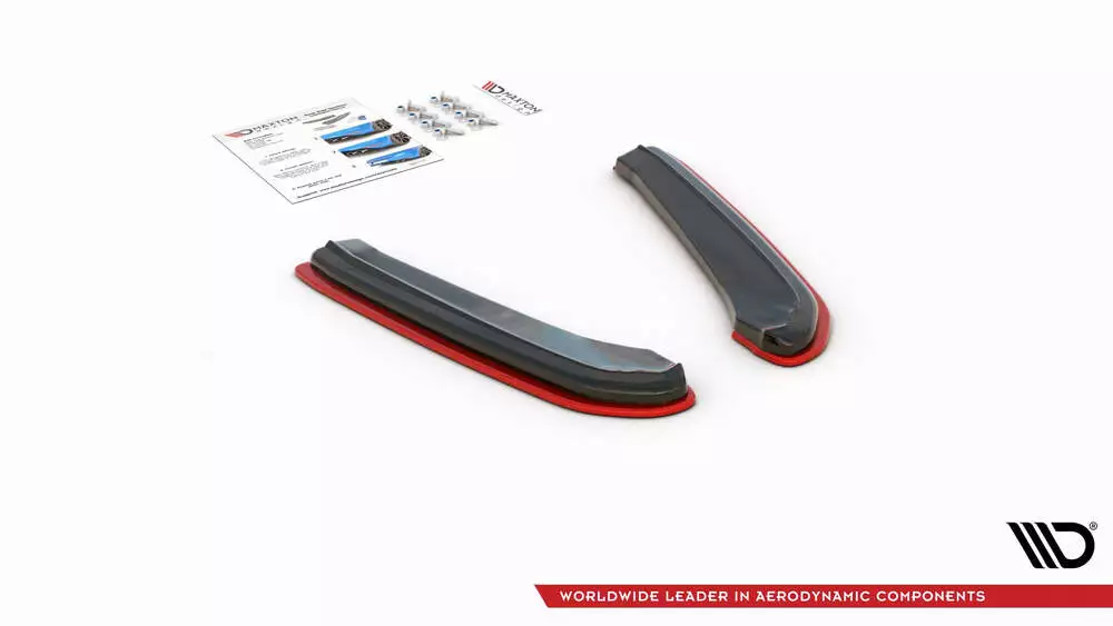 Rear Side Splitters V.4 Seat Leon Cupra Mk3 Fl Sportstourer - Image 4
