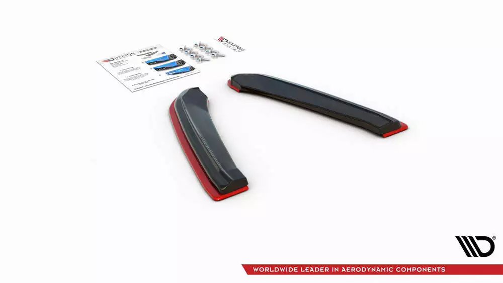Rear Side Splitters V.4 Seat Leon Cupra Mk3 Fl Sportstourer - Image 5