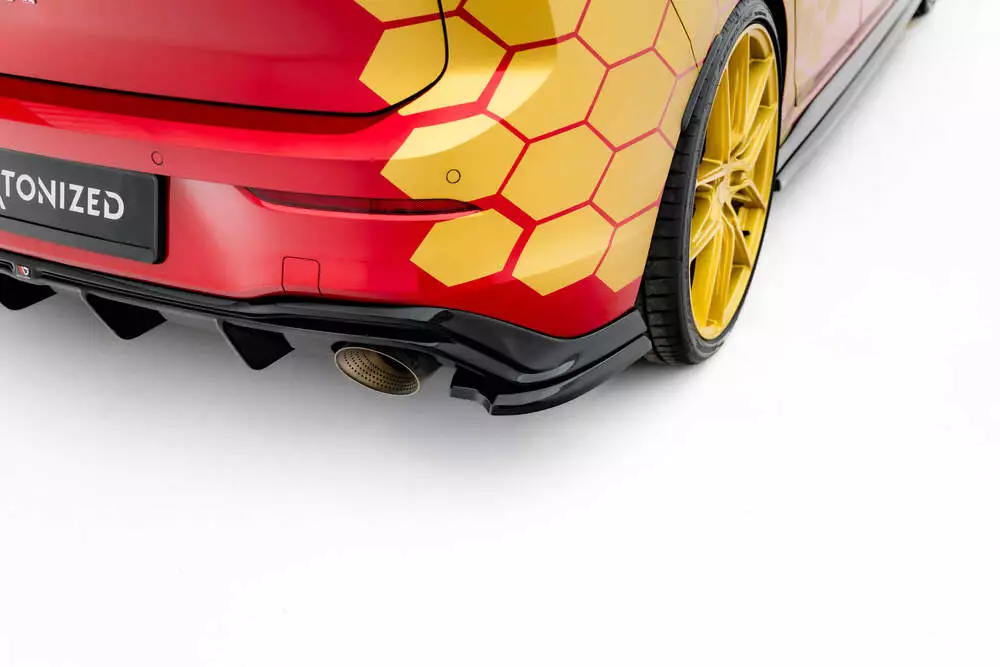 Rear Side Splitters V.4 Volkswagen Golf Gti Clubsport Mk8 Facelift