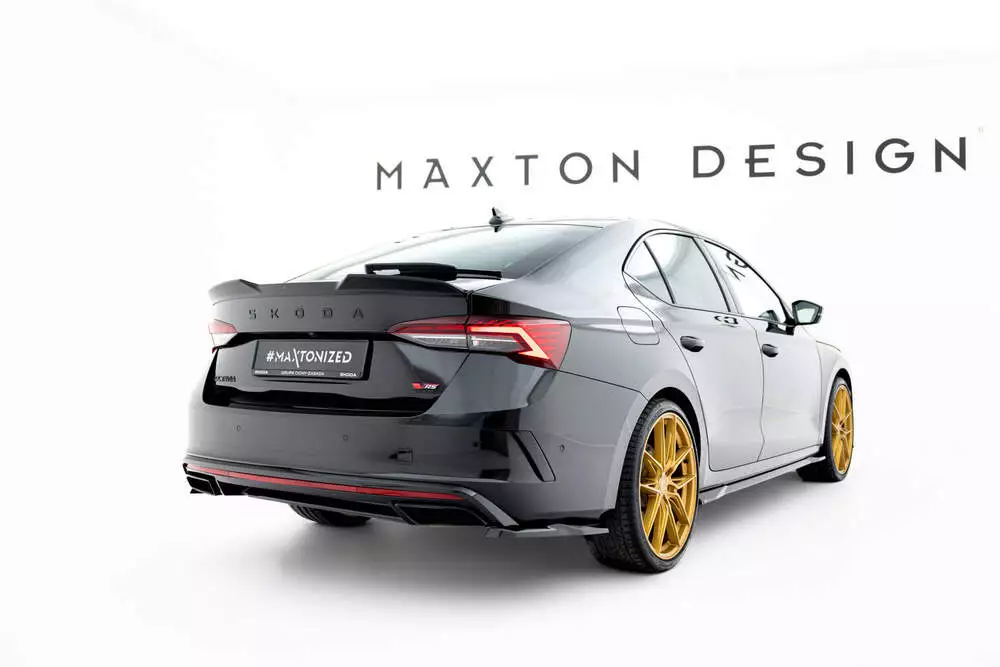 Rear Side Splitters V.5 Skoda Octavia Rs Liftback / Combi Mk4 / Mk4 Facelift - Image 3