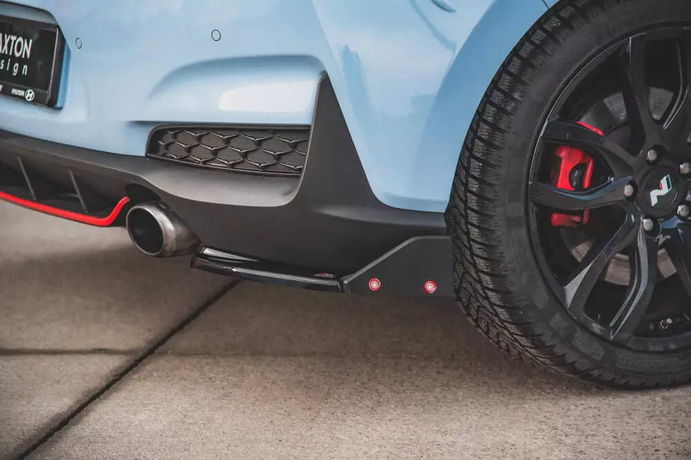 Rear Side Splitters V.6 + Flaps Hyundai I30 N Mk3 Hatchback
