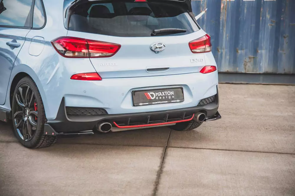 Rear Side Splitters V.6 + Flaps Hyundai I30 N Mk3 Hatchback - Image 4