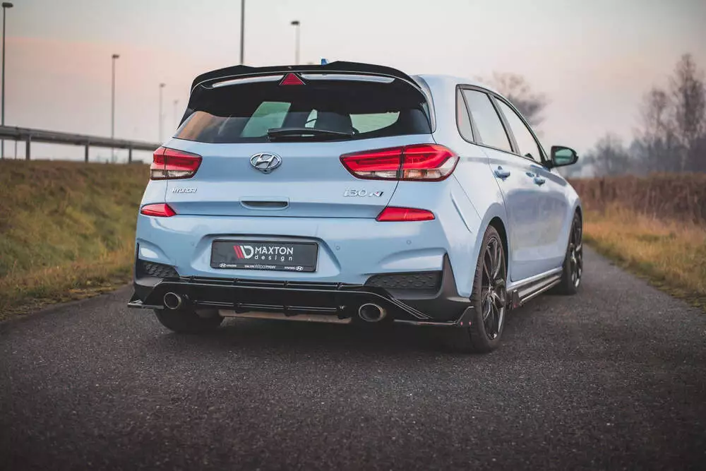 Rear Side Splitters V.7 + Flaps Hyundai I30 N Mk3 Hatchback - Image 2