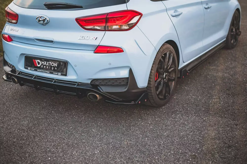 Rear Side Splitters V.7 + Flaps Hyundai I30 N Mk3 Hatchback - Image 3