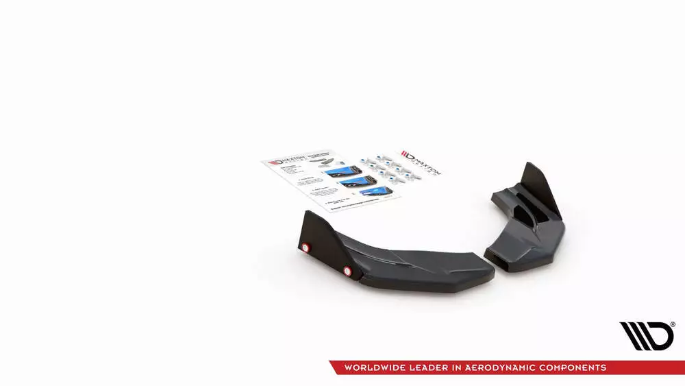 Rear Side Splitters V.7 + Flaps Hyundai I30 N Mk3 Hatchback - Image 5