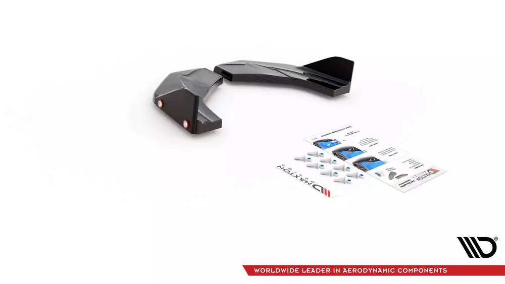 Rear Side Splitters V.7 + Flaps Hyundai I30 N Mk3 Hatchback - Image 6