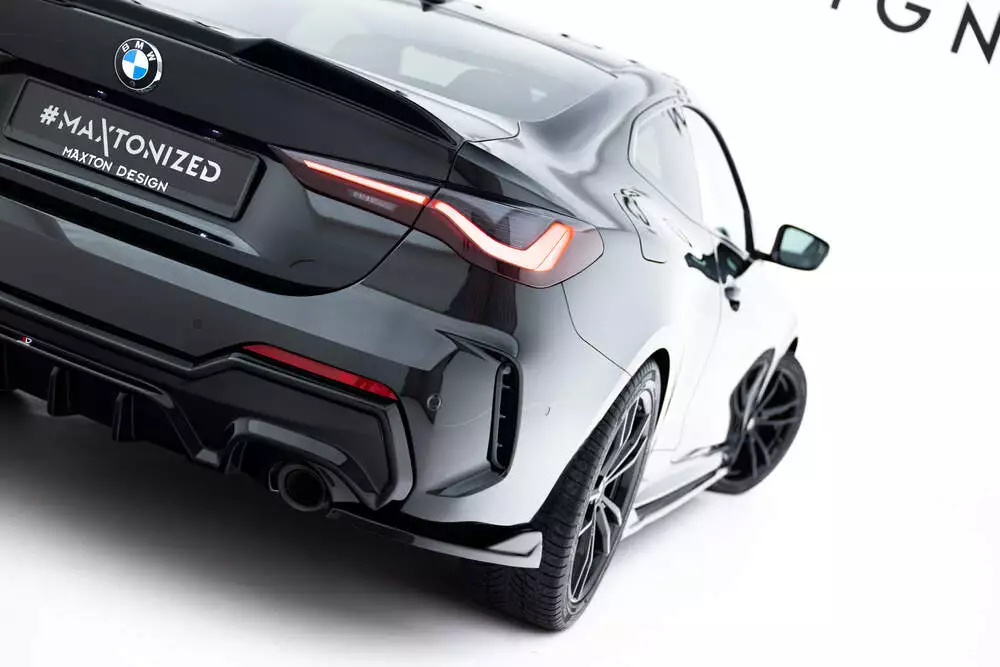 Rear Side Splitters V.8 Bmw 4 M-pack G22 / G23 / G22 Facelift / G23 Facelift