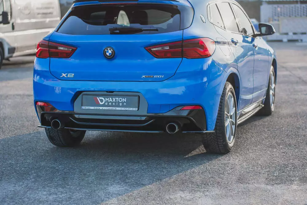 Rear Side Splitters For Bmw X2 F39 M-pack - Image 2