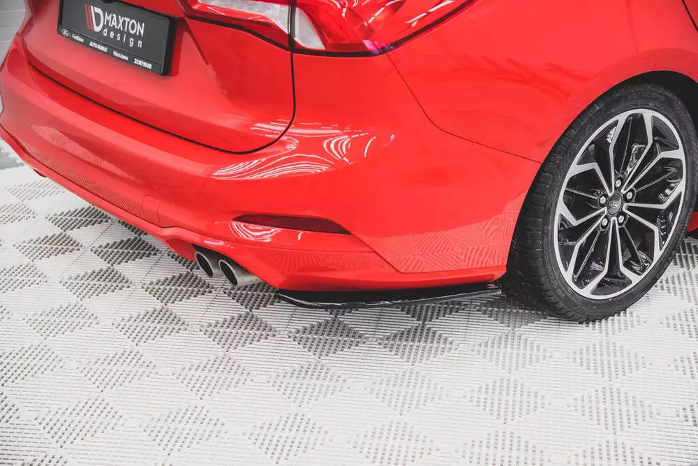 Rear Side Splitters For V.1 Ford Focus St-line Estate Mk4