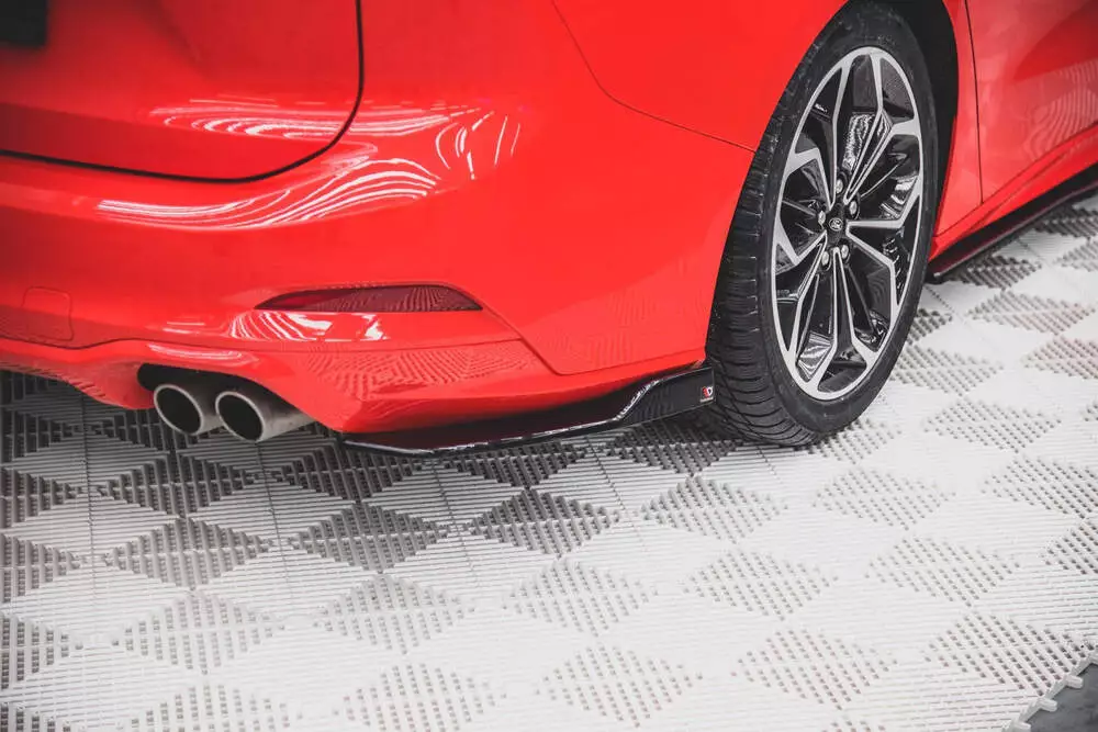 Rear Side Splitters For V.2 Ford Focus St-line Estate Mk4