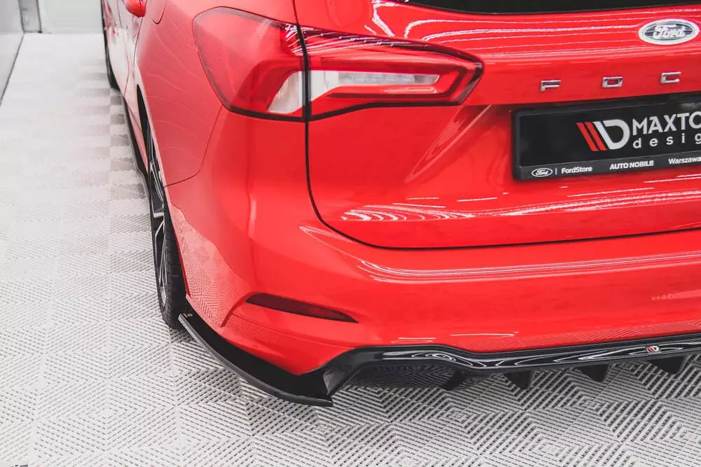 Rear Side Splitters For V.3 (For Rear Valance V.1) Ford Focus St-line Estate Mk4