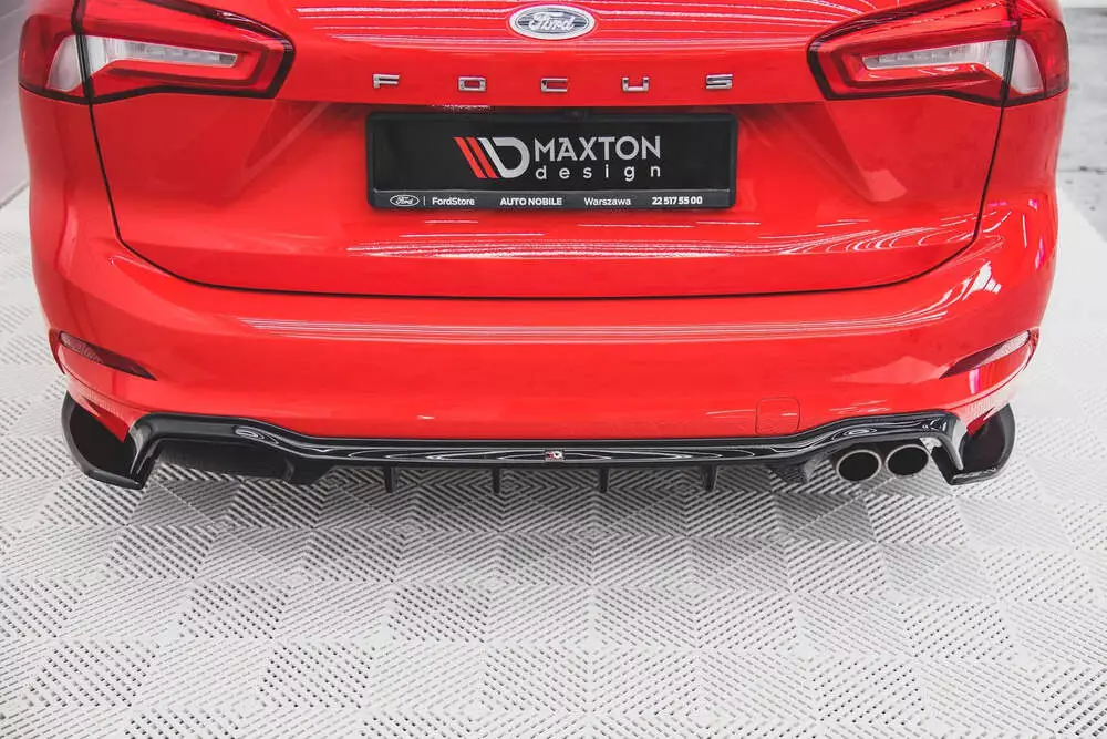 Rear Side Splitters For V.3 (For Rear Valance V.1) Ford Focus St-line Estate Mk4 - Image 2