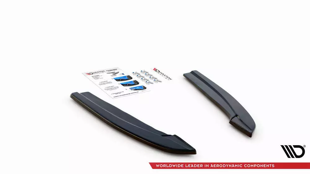 Rear Side Splitters For V.3 (For Rear Valance V.1) Ford Focus St-line Estate Mk4 - Image 4