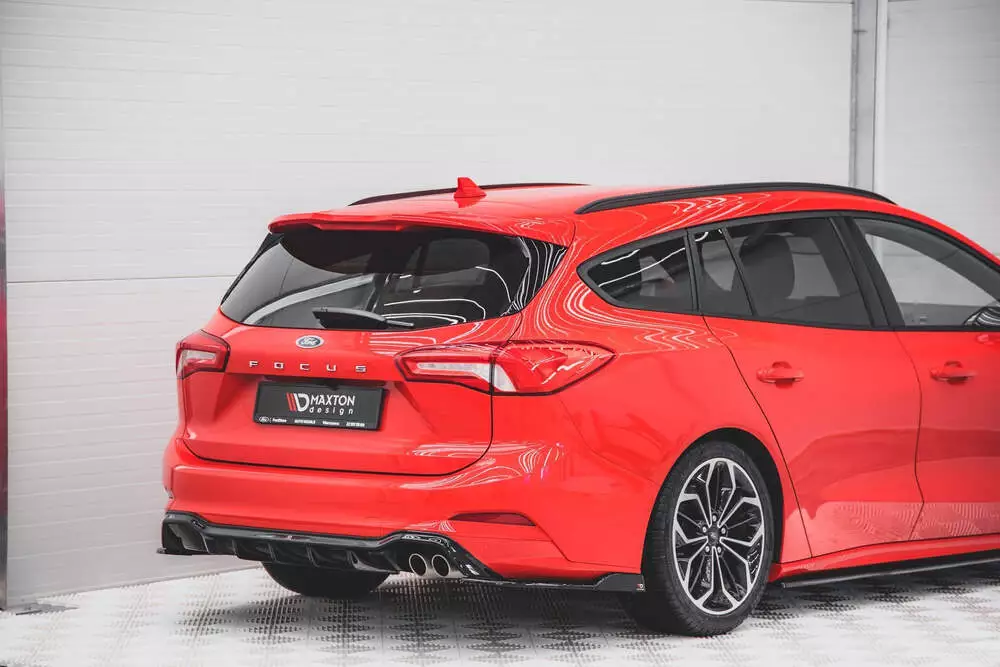 Rear Side Splitters For V.4 (For Rear Valance V.1) Ford Focus St-line Estate Mk4 - Image 3