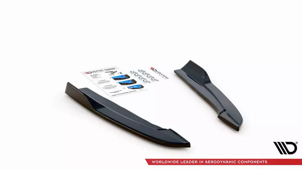 Rear Side Splitters For V.4 (For Rear Valance V.1) Ford Focus St-line Estate Mk4 - Image 4