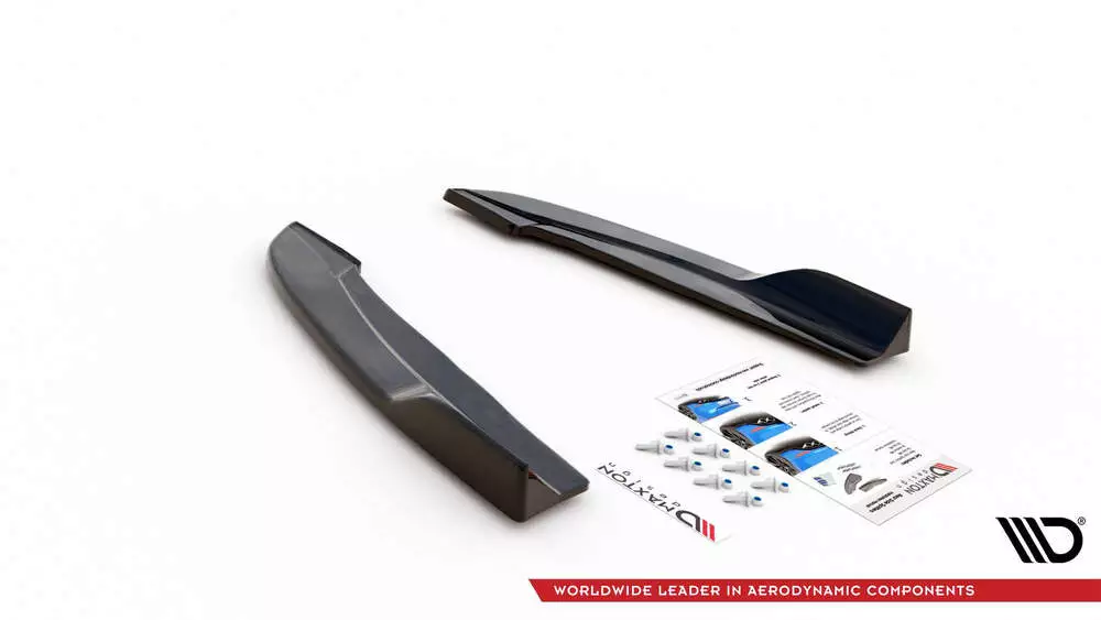 Rear Side Splitters For V.4 (For Rear Valance V.1) Ford Focus St-line Estate Mk4 - Image 5