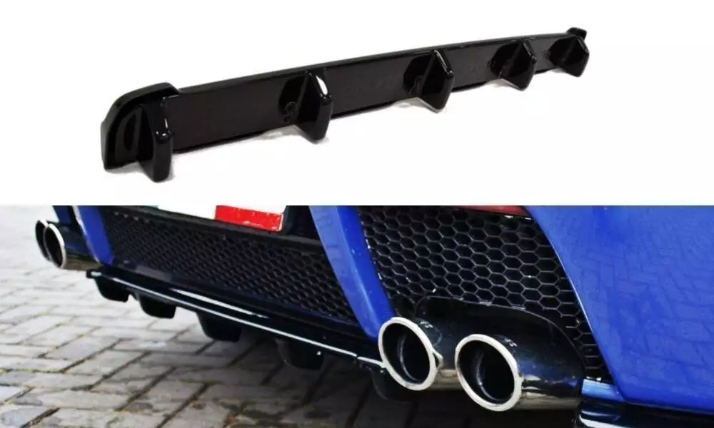 Rear Splitter Alfa Romeo 147 Gta (With Vertical Bars)