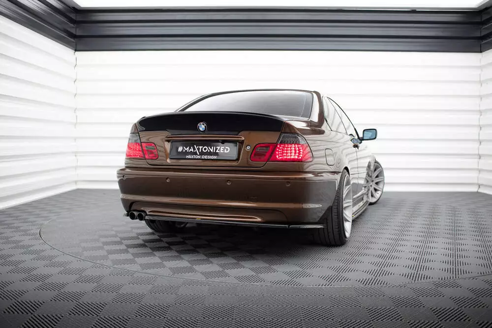 Rear Splitter Bmw 3 E46 Mpack Coupe (With Vertical Bars)