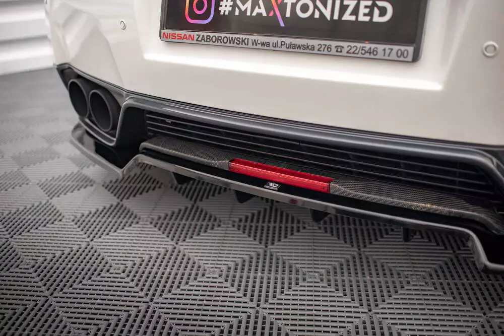 Rear Splitter + Flaps For Nissan Gtr R35 Facelift - Image 2