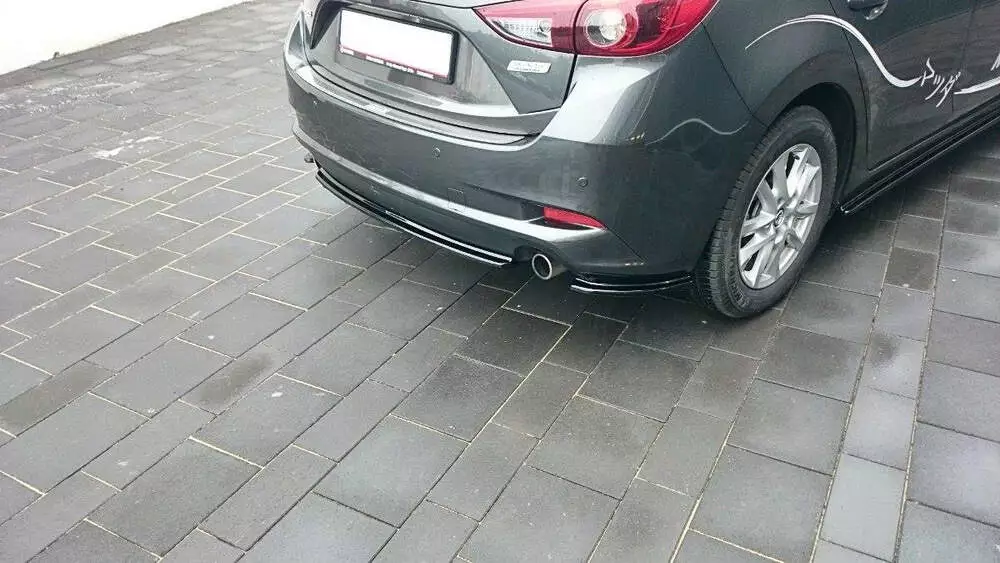 Rear Splitter Mazda 3 Bm (Mk3) Facelift (Without Vertical Bars)