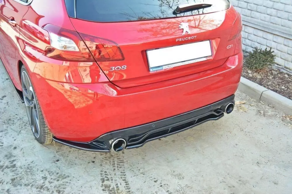 Rear Splitter Peugeot 308 Ii Gti (With Vertical Bars) - Image 2