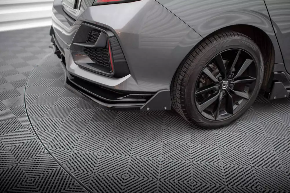 Rear Splitter V.1 (With Vertical Bars) + Flaps Honda Civic Sport Mk 10 Facelift - Image 3