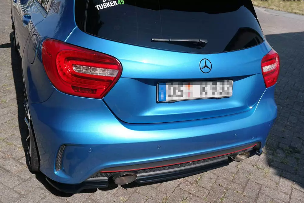 Rear Splitter (Without Vertical Bars) Mercedes-benz W176 Amg-line Preface - Image 3