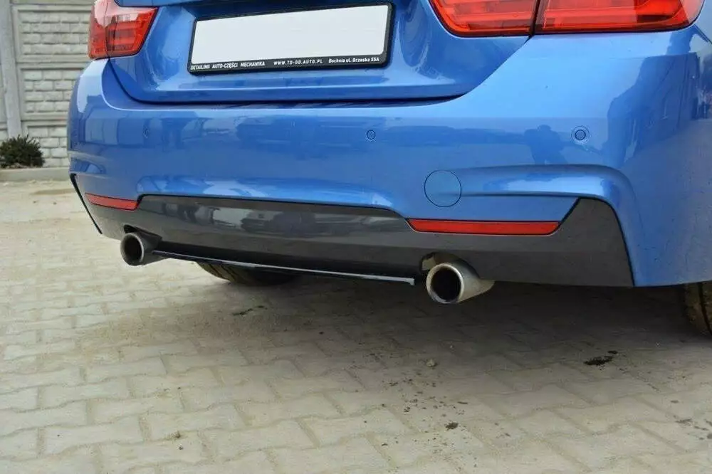 Rear Splitter For Bmw 4 Coupe / Gran Coupe / Cabrio M-pack F32 / F36 / F33 (Without Vertical Bars)