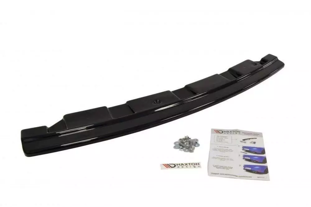 Rear Splitter For Bmw 5 F11 M-pack - Without Vertical Bars (Fits Two Single Exhaust Ends)