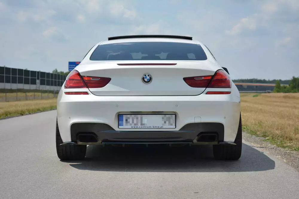 Rear Splitter For Bmw 6 Gran Coupé Mpack (With A Vertical Bar) - Image 6